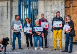 Dépôt de plainte des132 pisseurs volontaires à Valence le 25 octobre 2019