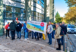 Marche vers le conseil départemental de la Drôme le 25 octobre 2019