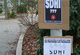 Collage SDHI à Rochetaillée-sur-Saône le 15 décembre 2019