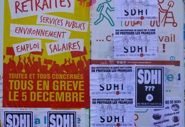 Collage SDHI à Villepreux le 15 décembre 2019