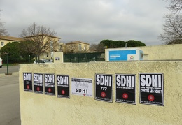 Collage SDHI à Montpellier le 15 décembre 2019