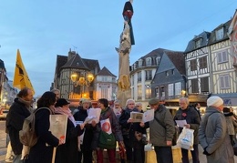 Rassemblement à Auxerre le 7 février 2020